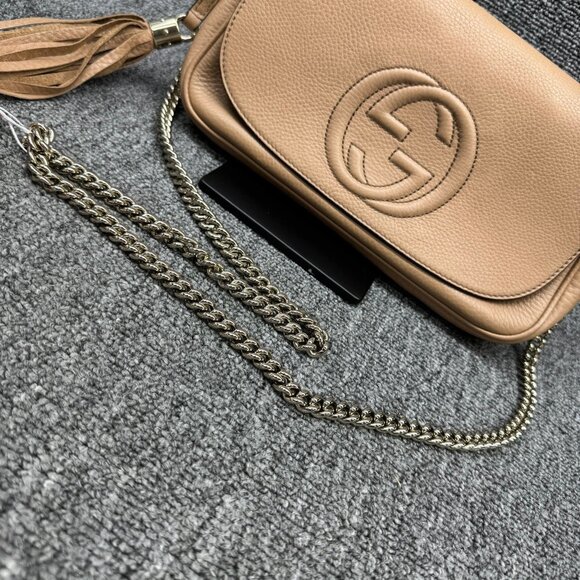 GUCCI Soho Leather Shoulder Bag 675-082025 - Picture 2 of 15